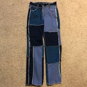 PATCH WORK JEANS FROM ALIEXPRESS.